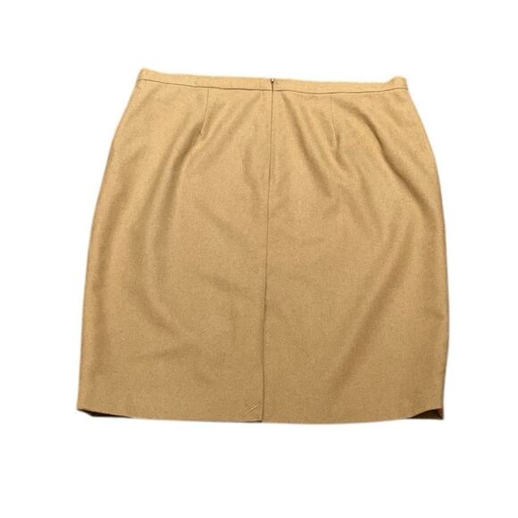 Michael Kors Women’s Dark Camel Wool Blend Pencil Skirt, Size 14, NWT - Picture 2 of 8